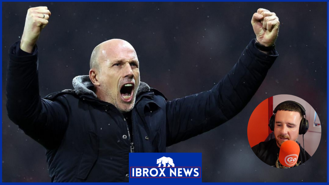 Rangers boss Philippe Clement and Barry Ferguson