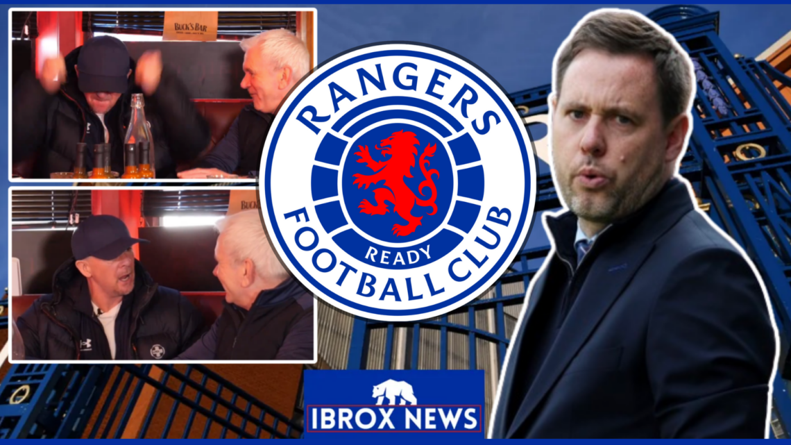 Derek Ferguson angry at Michael Beale Rangers badge