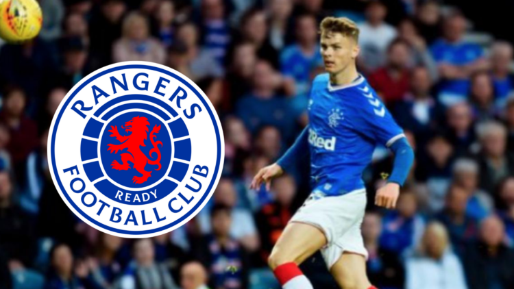 Josh McPake playing for Rangers