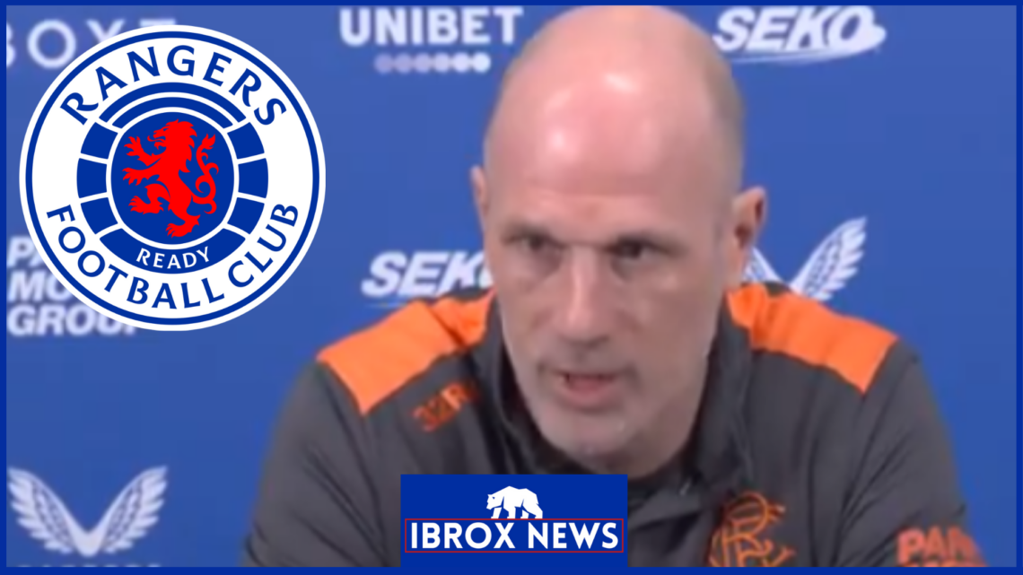 Rangers boss Philippe Clement