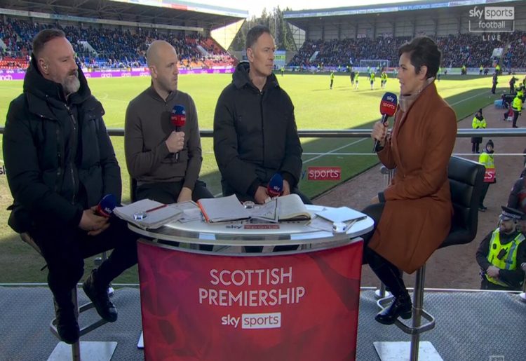Kris Boyd, James McFadden and Chris Sutton