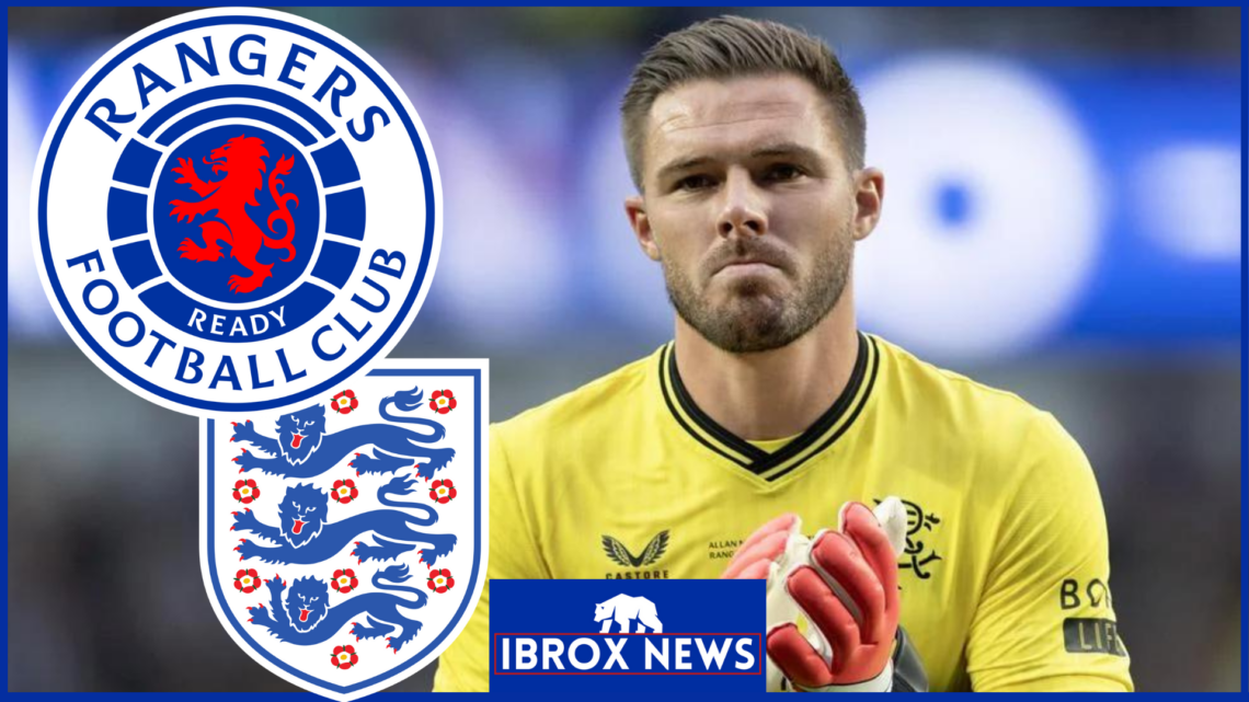 Rangers goalkeeper Jack Butland