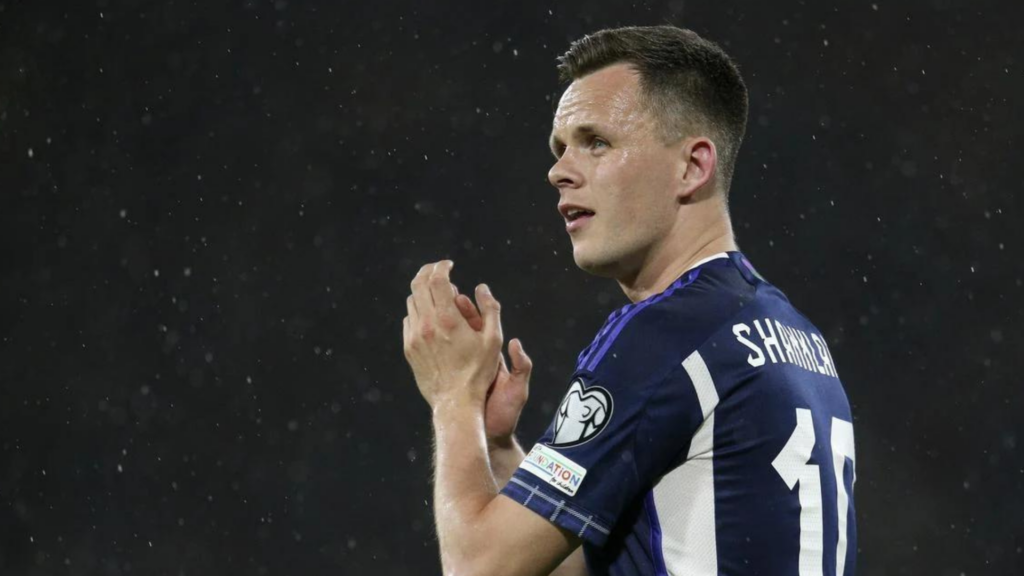 Hearts striker Lawrence Shankland