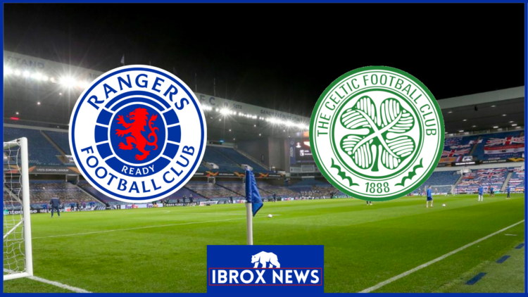 Rangers and Celtic badges at Ibrox