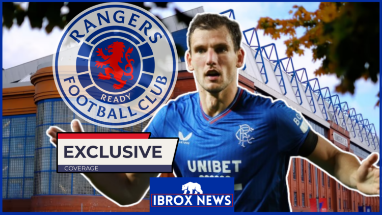 Borna Barisic Rangers Ibrox exclusive
