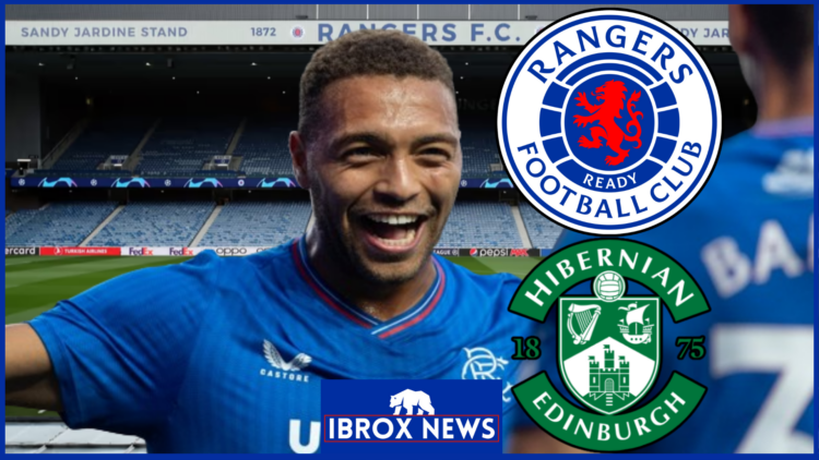 Cyriel Dessers Rangers Hibs Ibrox