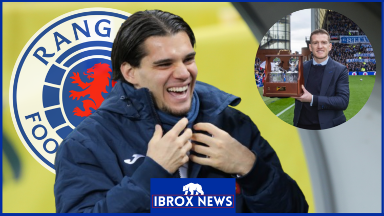 Ianis Hagi and Steven Davis at Rangers