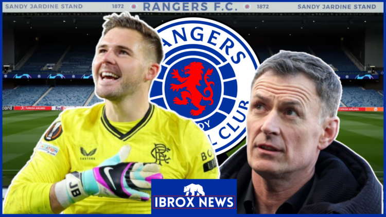 Jack Butland Chris Sutton Rangers Ibrox