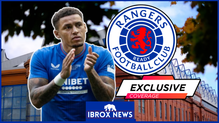 James Tavernier Ibrox Rangers exclusive