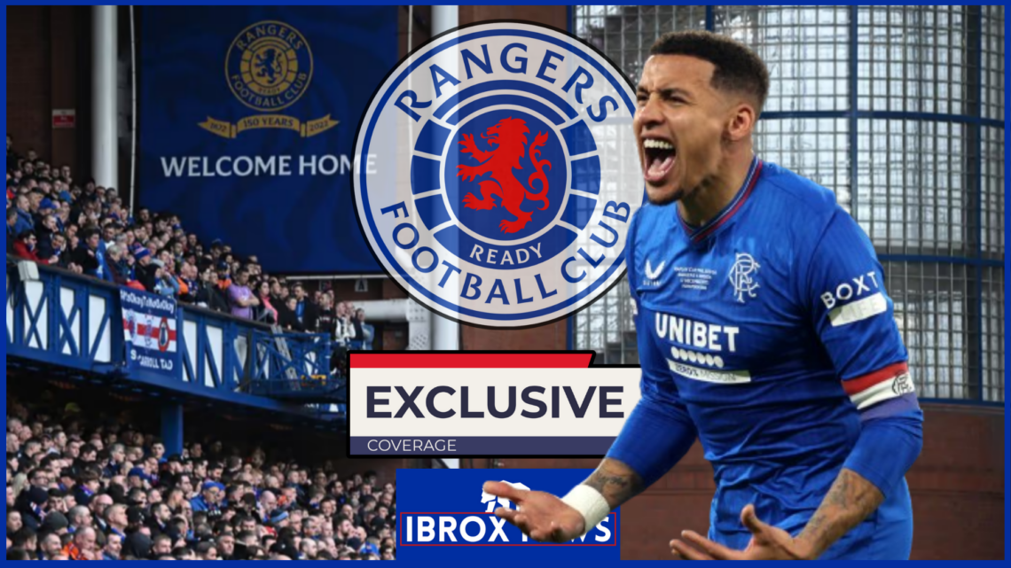 James Tavernier Ibrox exclusive