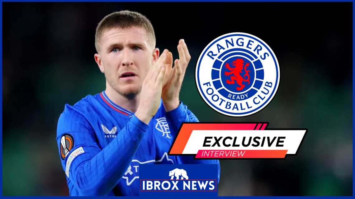 John Lundstram Rangers exclusive