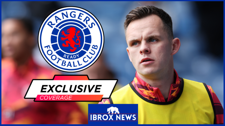 Lawrence Shankland Rangers logo exclusive
