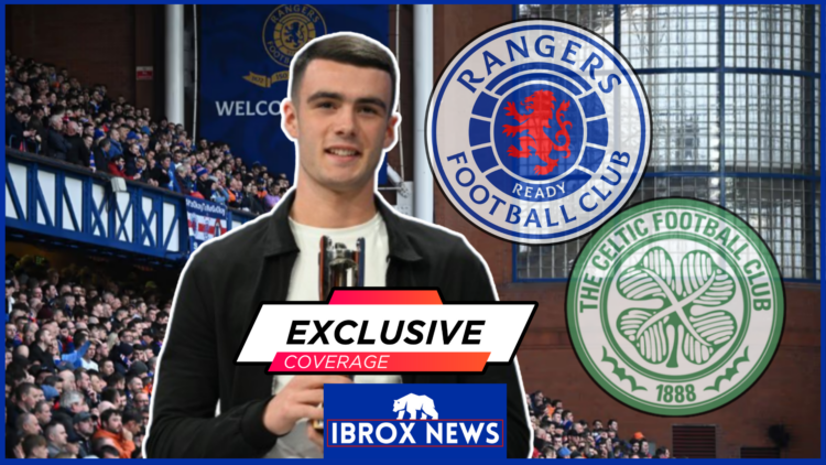 Lennon Miller at Ibrox Rangers Celtic exclusive
