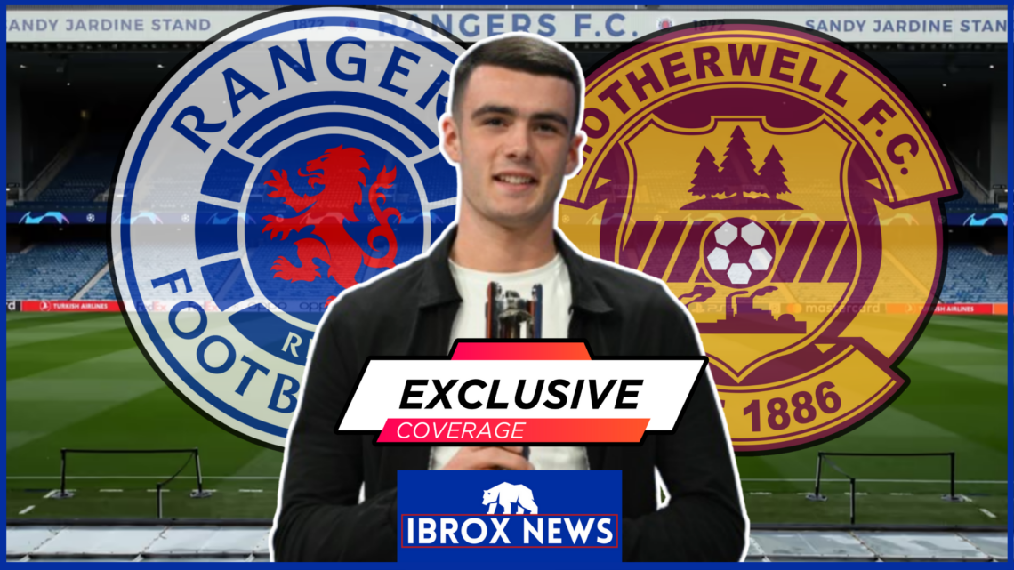 Lennon Miller at Ibrox Rangers Motherwell exclusive