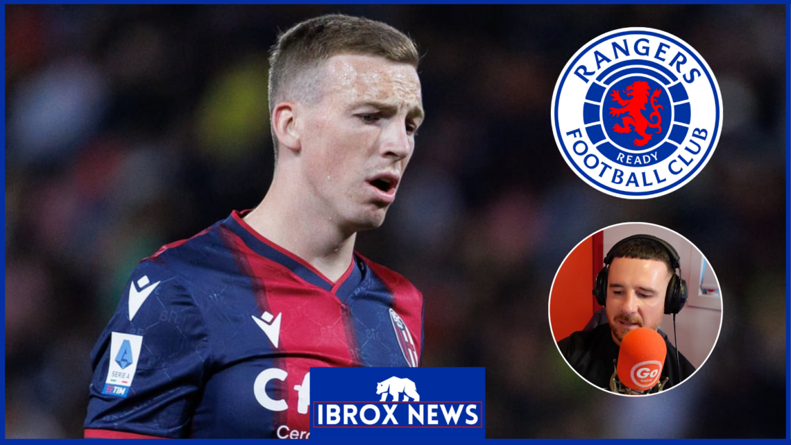 Lewis Ferguson Rangers badge Barry Ferguson