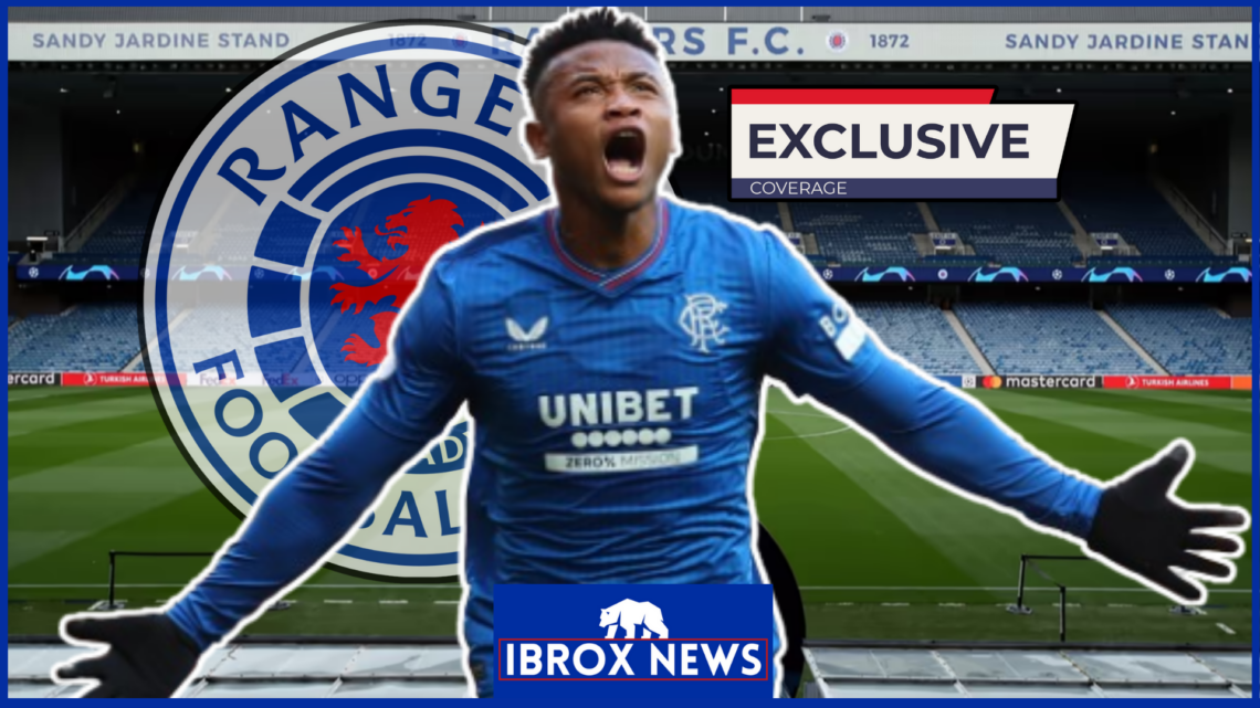 Oscar Cortes Ibrox Rangers exclusive
