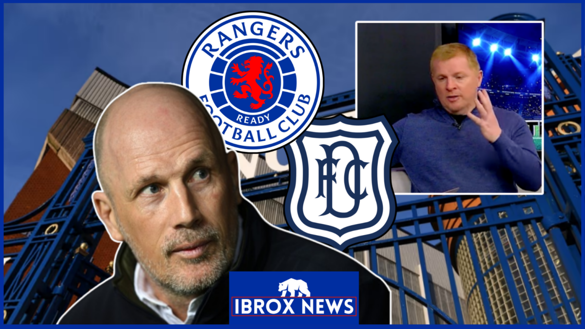 Philippe Clement Neil Lennon Rangers Dundee