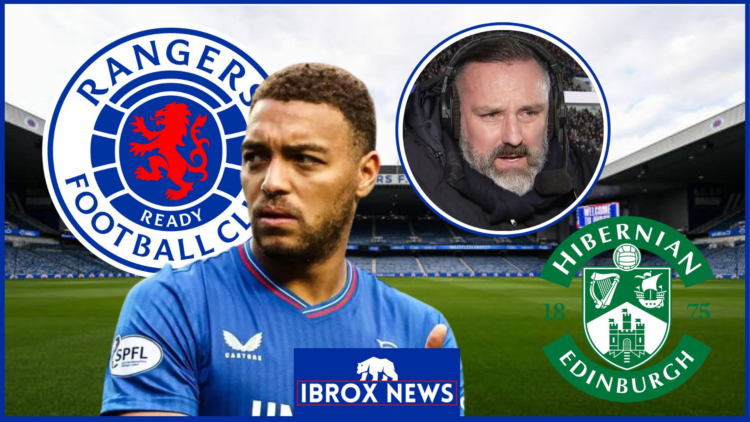 Rangers Cyriel Dessers Kris Boyd Hibernian
