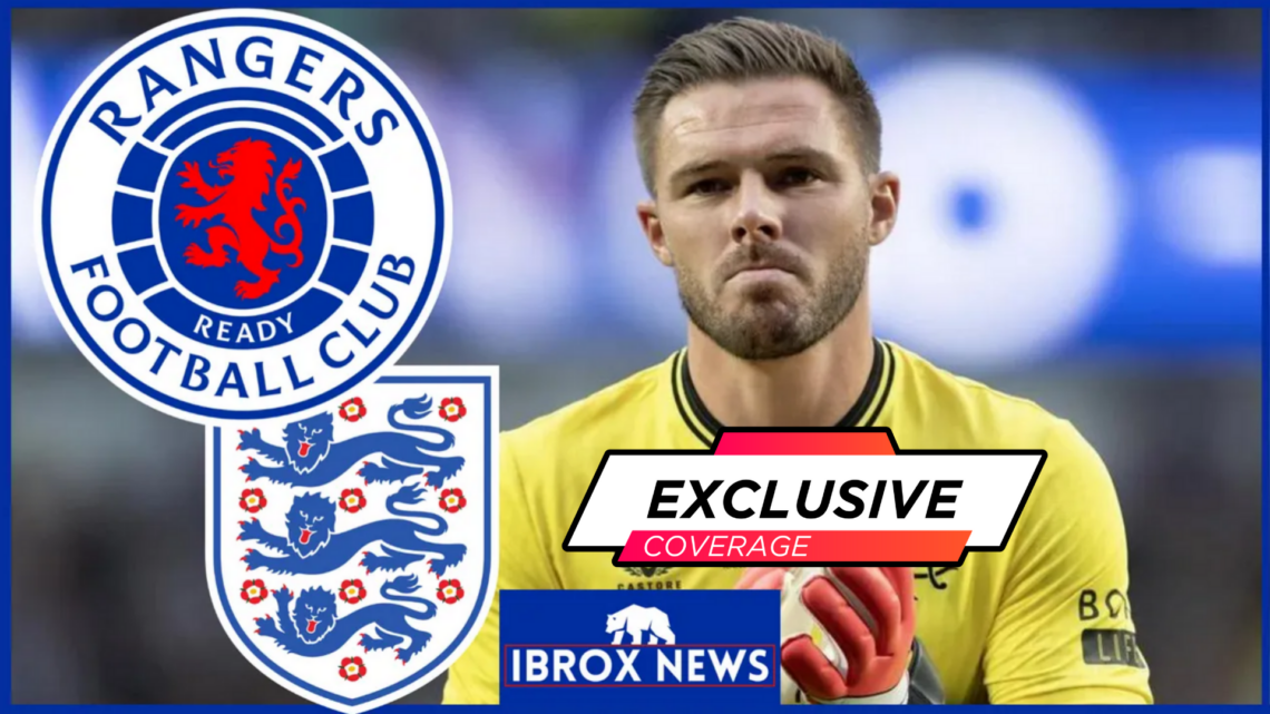 Rangers England Jack Butland exclusive