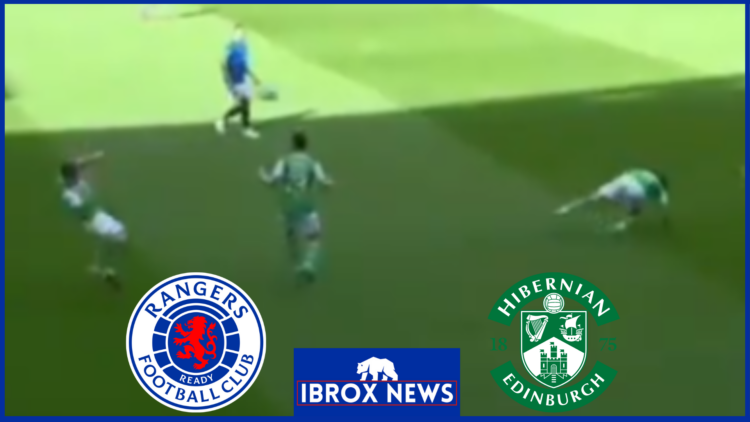 Rangers and Hibernian badges