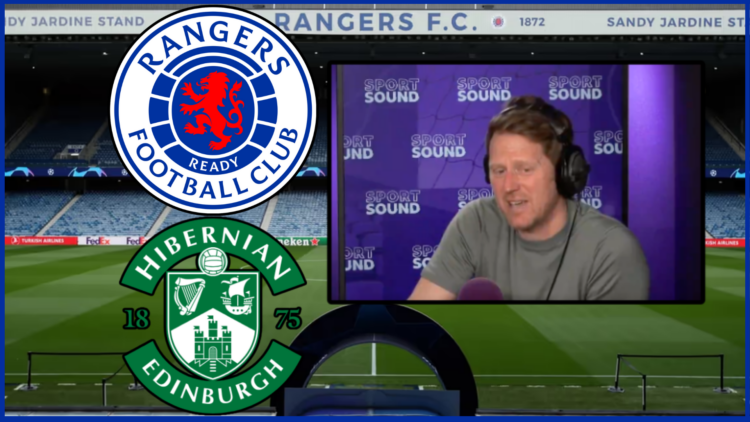Rangers Hibs Ibrox Michael Stewart BBC Sportsound