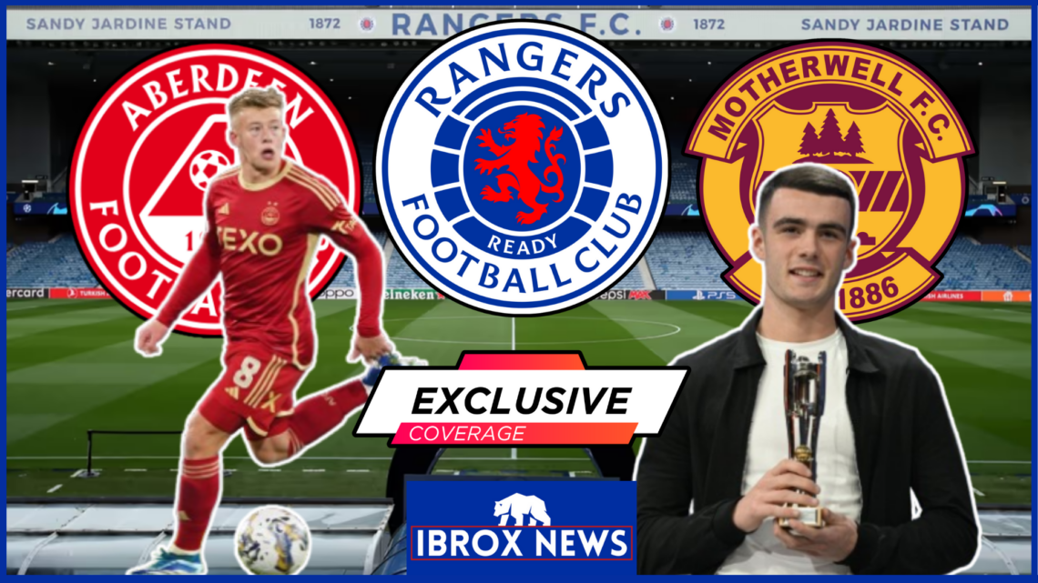 Rangers Ibrox Connor Barron Aberdeen Lennon Miller Motherwell exclusive