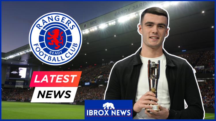 Lennon Miller at Ibrox Rangers logo
