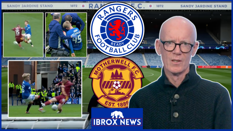 Rangers Motherwell logos Dermot Gallagher
