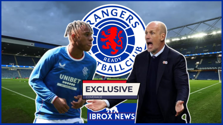 Zak Lovelace Philippe Clement Rangers Ibrox exclusive