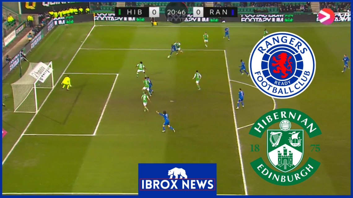 Dujon Sterling, Rangers badge, Hibernian badge