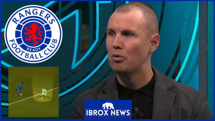 Kenny Miller on Jordan Obita in Rangers v Hibernian