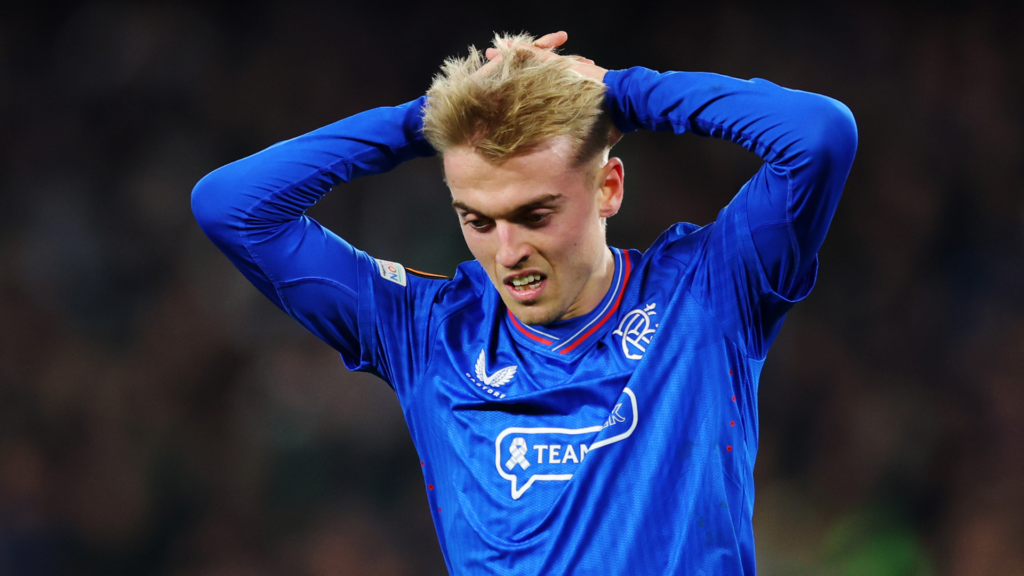 Rangers forward Ross McCausland