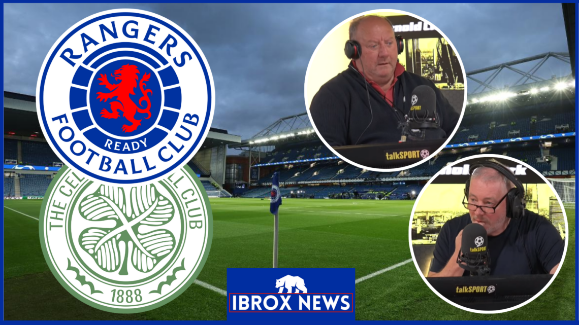 Ally McCoist and Ally McCoist on Rangers v Celtic