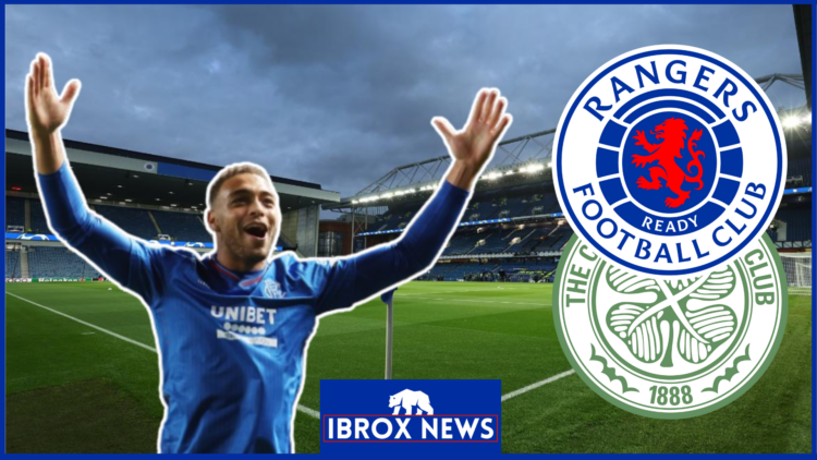 Cyriel Dessers in Rangers v Celtic