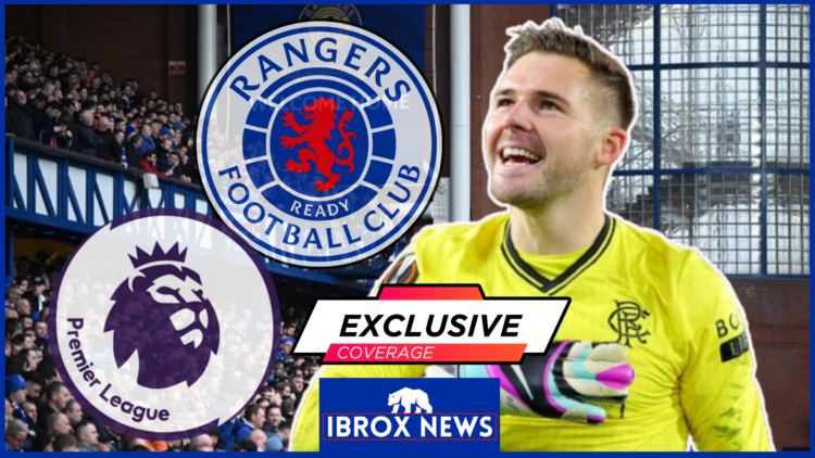 Jack Butland Rangers Premier League exclusive