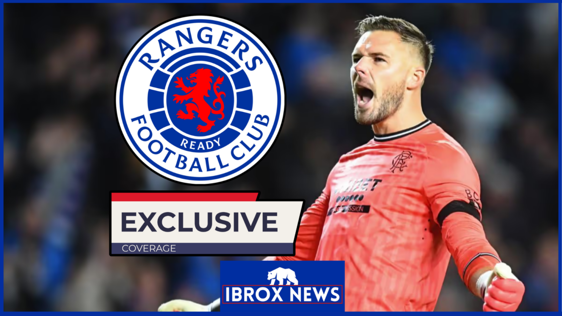 Jack Butland Rangers exclusive