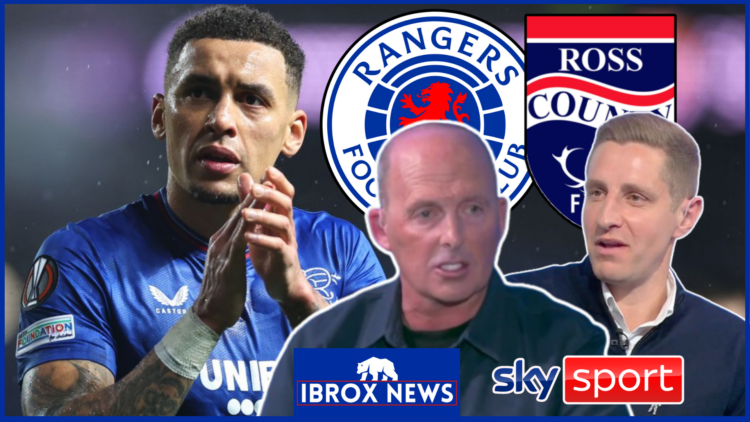 James Tavernier Rangers Ross County Mike Dean Michael Dawson Sky Sports