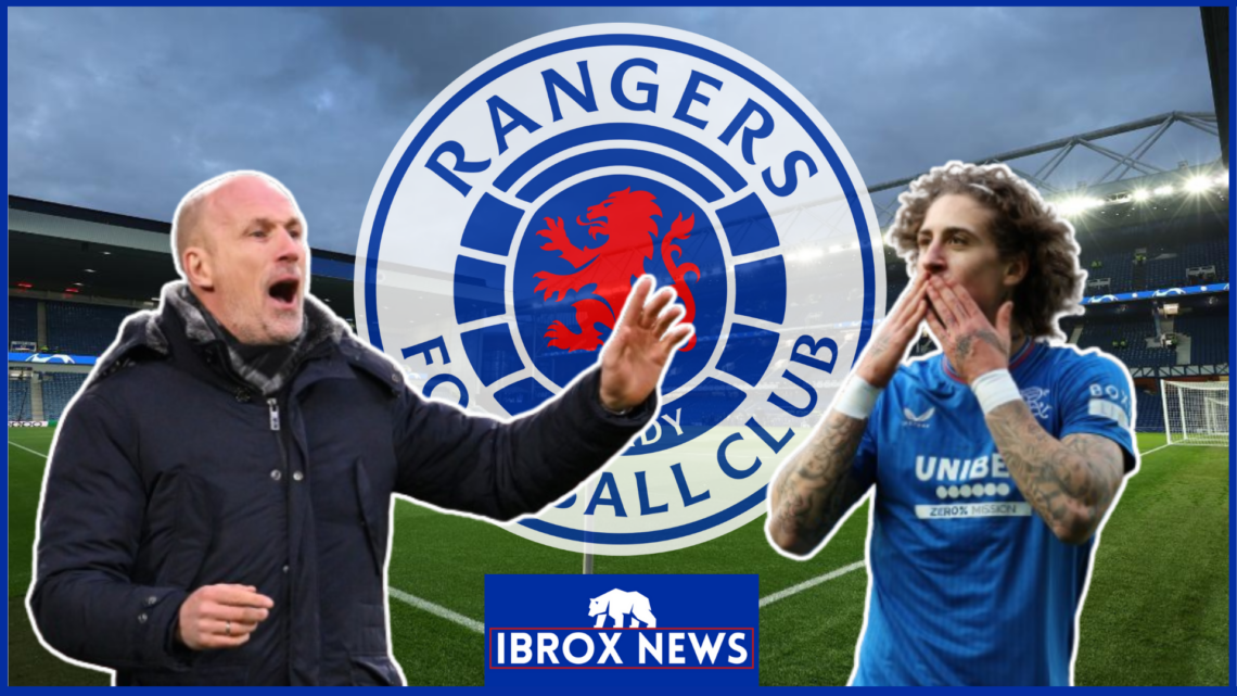 Philippe Clement and Fabio Silva at Rangers