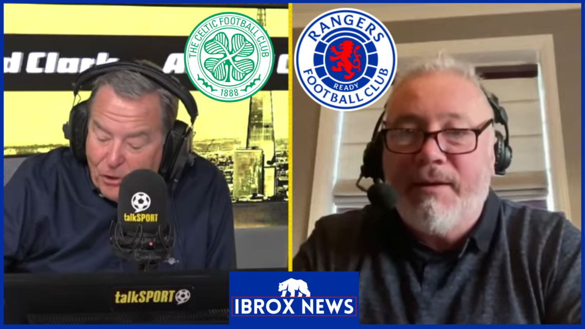 Ally McCoist, Jeff Stelling, Rangers, Celtic