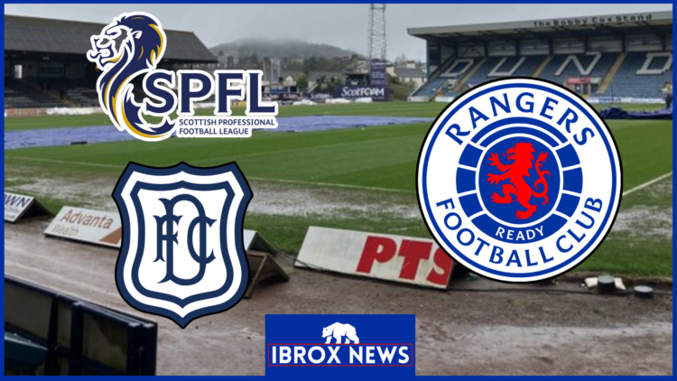 Rangers Dundee Dens Park SPFL pitch