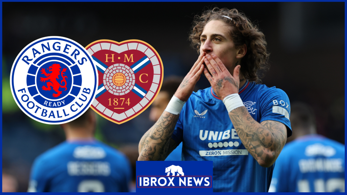 Rangers Hearts Fabio Silva