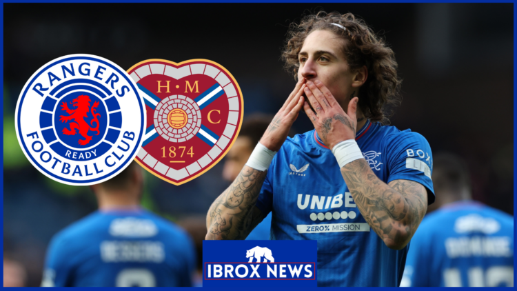 Rangers Hearts Fabio Silva