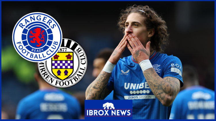 Rangers Fabio Silva St Mirren