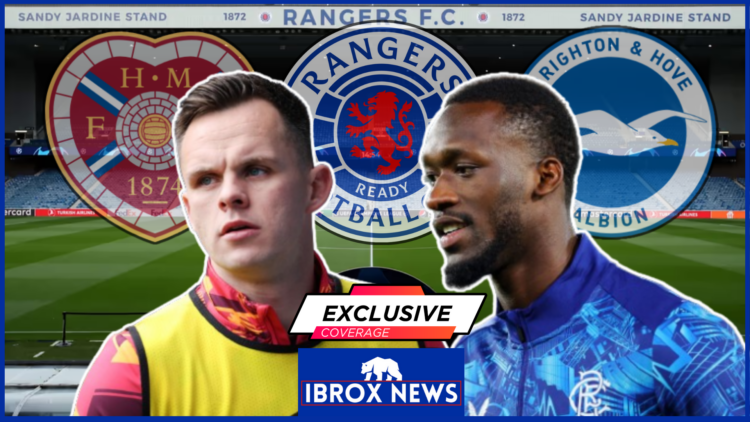 Rangers Hearts Brighton Lawrence Shankland Abdallah Sima exclusive