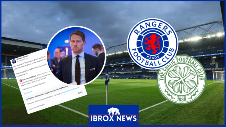 Stewart Rangers Celtic Old Firm