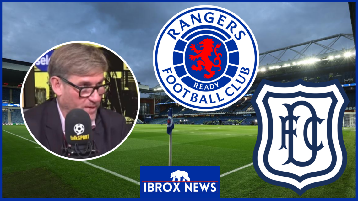Simon Jordan on Rangers v Dundee FC