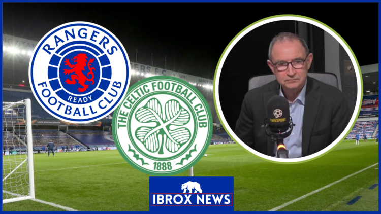 Rangers badge, Celtic badge, Ibrox, Martin O'Neill