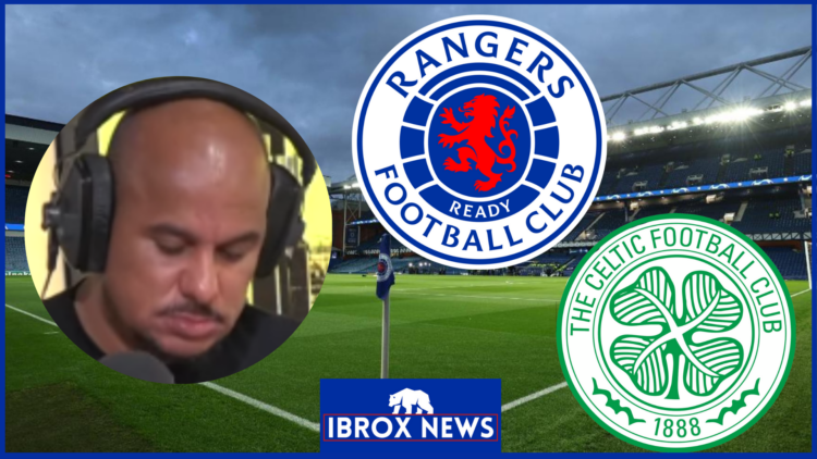 Gabby Agbonlahor, Celtic badge, Rangers badge