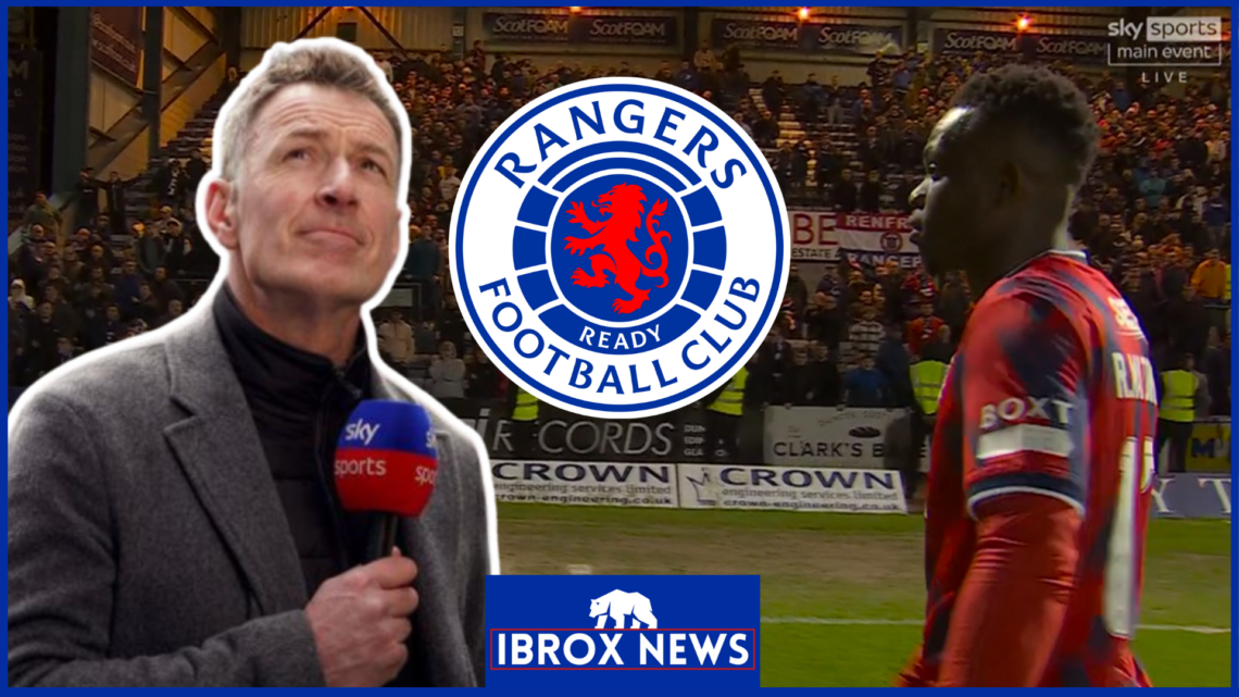 Rangers Chris Sutton Rabbi Matondo