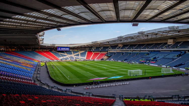 Hampden Park, home of Scottish football. Rangers
